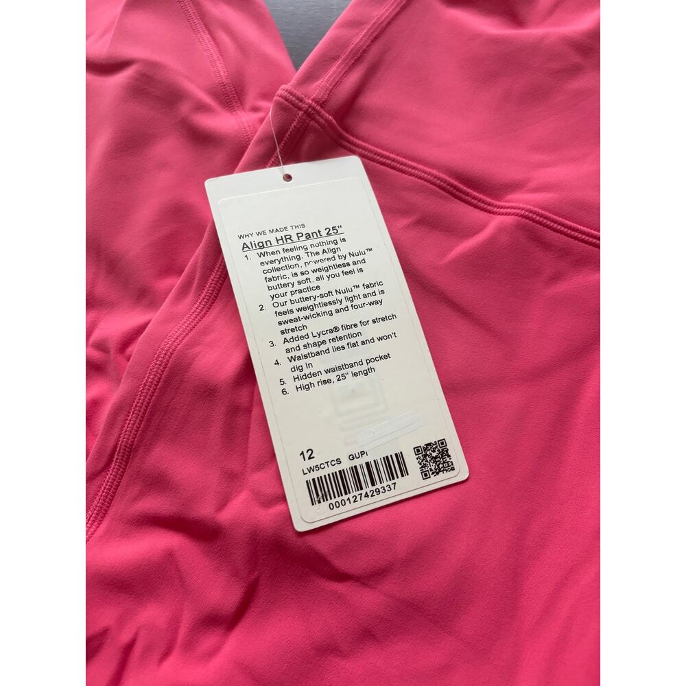 NWT Lululemon Align HR Pant 25" GUPI Sz 12 - Picture 2 of 7